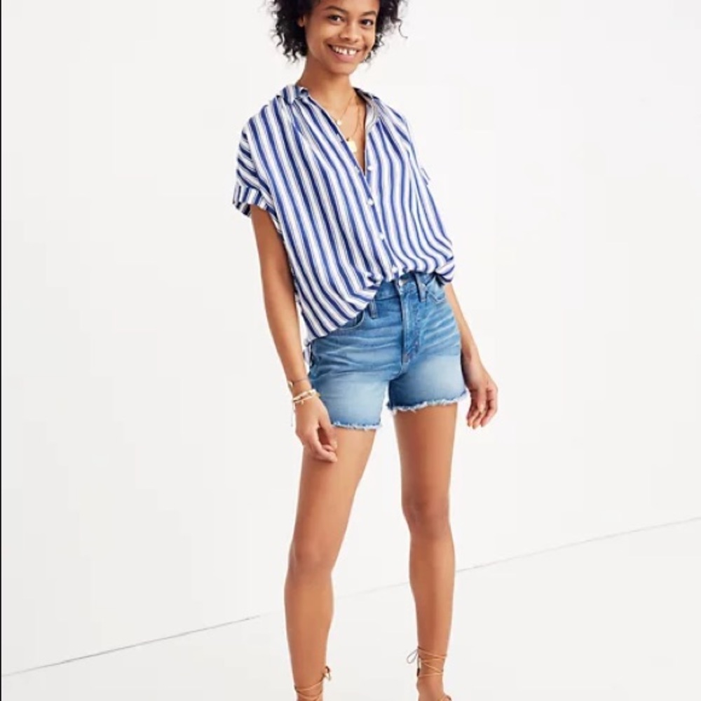 Madewell Central Shirt in Shea Stripe